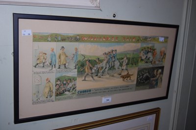 Lot 790 - A decorative print of Widecombe Fair