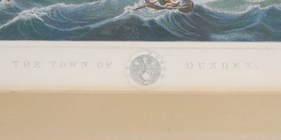Lot 288 - After John Clark The Town of Dundee coloured...