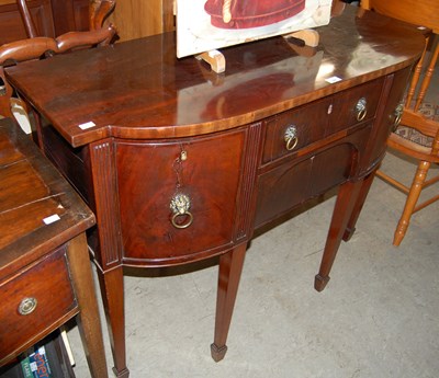 Lot 684 - A 19th century mahogany sideboard