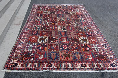 Lot 803 - A Persian carpet, the rectangular square...