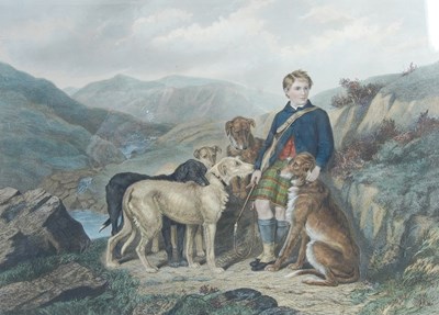 Lot 294 - After Fred Taylor Gillie and Deer-Hounds...