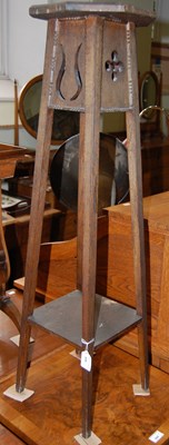 Lot 646 - An early 20th century oak Art Nouveau...