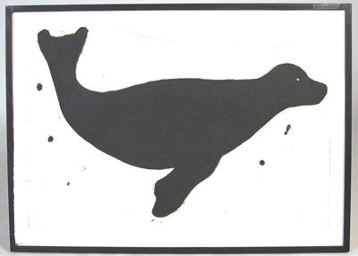 Lot 296 - AR Kate Boxer Seal drypoint and carborundum,...