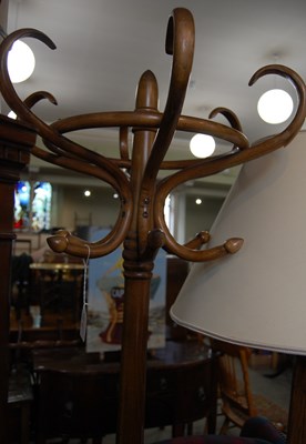 Lot 660 - A bentwood coat and hat stand