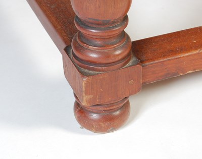 Lot 977 - A large pine Colonial style estate desk, 20th...