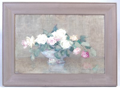 Lot 300 - AR Constance Walton RSW (1866-1960) Roses...