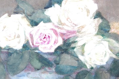 Lot 300 - AR Constance Walton RSW (1866-1960) Roses...