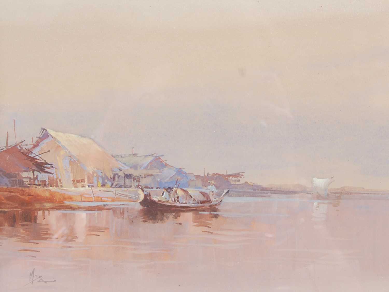 Lot 305 - Late 19th/ 20th century Burmese School Boats...