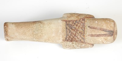 Lot 161 - An antique Egyptian faience shabti, probably New Kingdom circa 1550-1070 BC