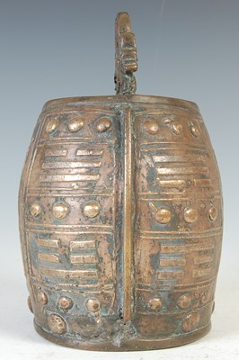 Lot 707 - A Chinese bronze archaic ritual bell, Bianzhong, Qing Dynasty