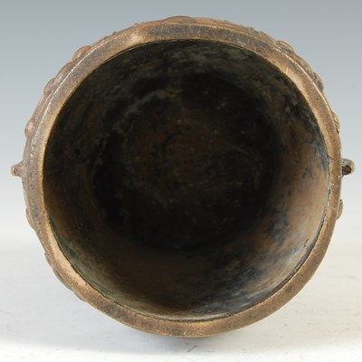 Lot 707 - A Chinese bronze archaic ritual bell, Bianzhong, Qing Dynasty