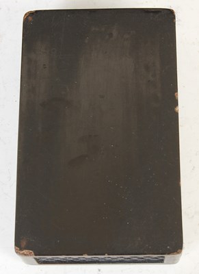 Lot 694 - A Chinese carved wood and lacquer picture/ photograph frame, Qing Dynasty