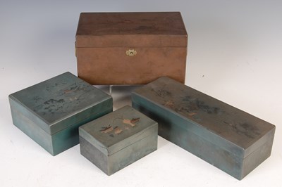 Lot 699 - A collection of Chinese lacquer ware, LING DAI MI & Co. & SHEN SHAO AN LANGKEE, FOOCHOW