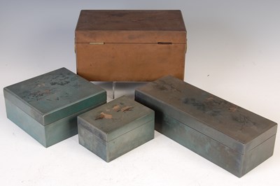 Lot 699 - A collection of Chinese lacquer ware, LING DAI MI & Co. & SHEN SHAO AN LANGKEE, FOOCHOW