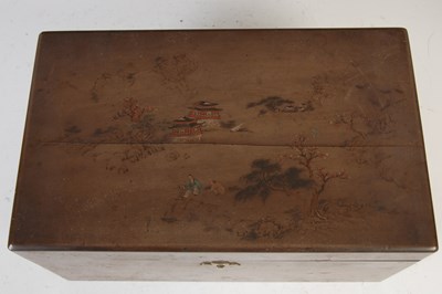 Lot 699 - A collection of Chinese lacquer ware, LING DAI MI & Co. & SHEN SHAO AN LANGKEE, FOOCHOW
