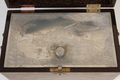 Lot 699 - A collection of Chinese lacquer ware, LING DAI MI & Co. & SHEN SHAO AN LANGKEE, FOOCHOW