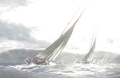 Lot 313 - AR Robert Craig-Wallace (1886-1969) A Regatta...