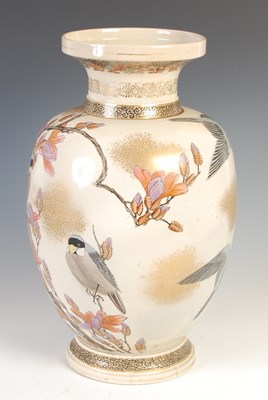 Lot 731 - A Japanese Satsuma pottery vase, early 20th century