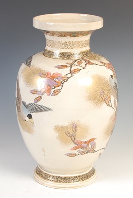 Lot 731 - A Japanese Satsuma pottery vase, early 20th century