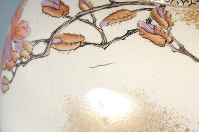 Lot 731 - A Japanese Satsuma pottery vase, early 20th century