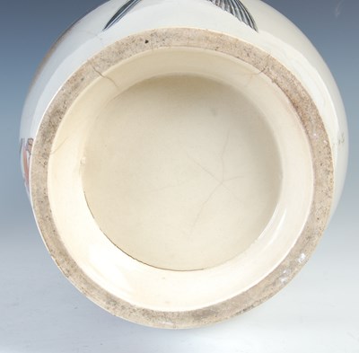 Lot 731 - A Japanese Satsuma pottery vase, early 20th century