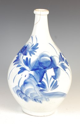 Lot 734 - A Korean blue and white porcelain pear-shaped vase