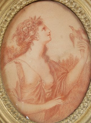 Lot 319 - After Angelica Kauffman A classical maiden and...