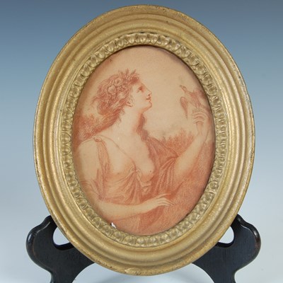 Lot 319 - After Angelica Kauffman A classical maiden and...