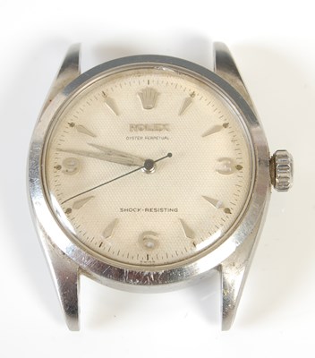 Lot 453 - A vintage gentleman's Rolex Oyster Perpetual stainless steel wristwatch, model no. 6298