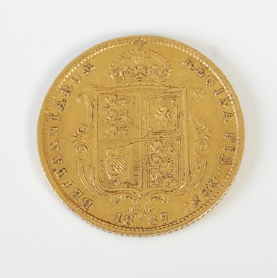 Lot 454 - A Victorian gold half sovereign