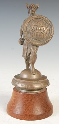Lot 166 - North Eastern Automobile Association, a bronze car mascot by GRANT & SONS, SOUTH SHIELDS