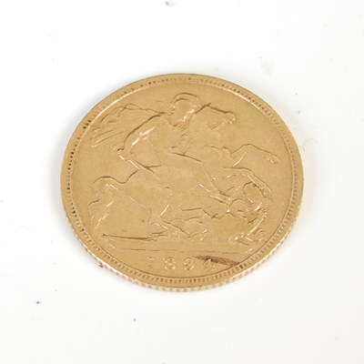 Lot 455 - A Victorian gold half sovereign