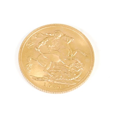 Lot 456 - A George V gold sovereign