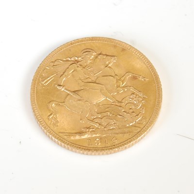 Lot 457 - A George V gold sovereign