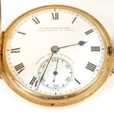 Lot 448 - A George V 18ct gold hunter cased pocket watch