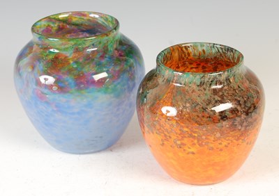 Lot 579 - Two Monart vases, both shape A