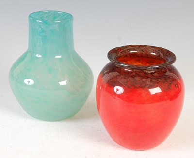 Lot 582 - Two small Monart vases