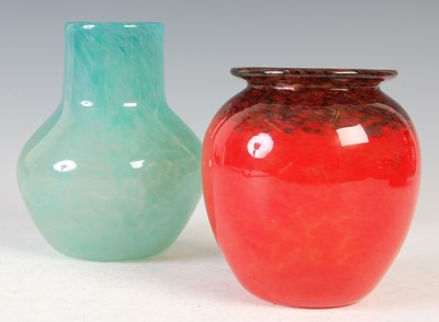 Lot 582 - Two small Monart vases