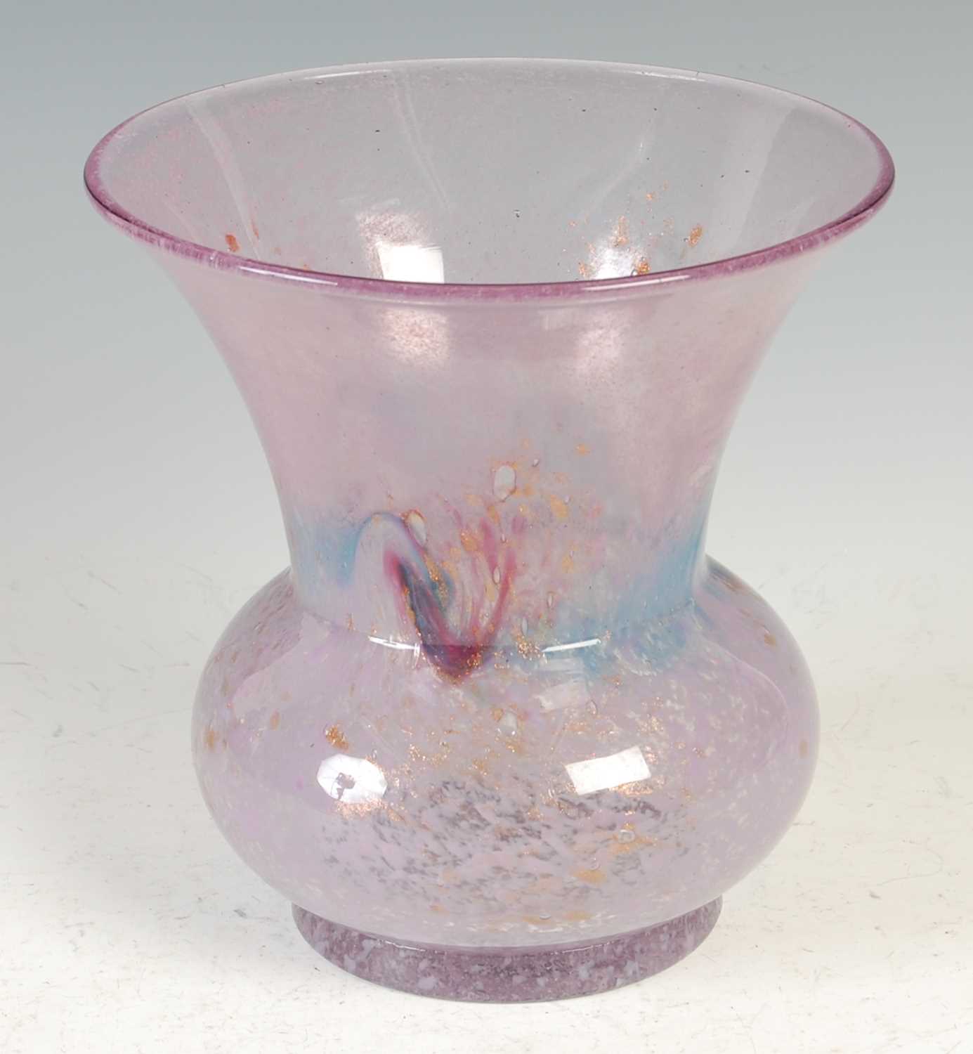 Lot 590 - A Monart vase, shape OJ