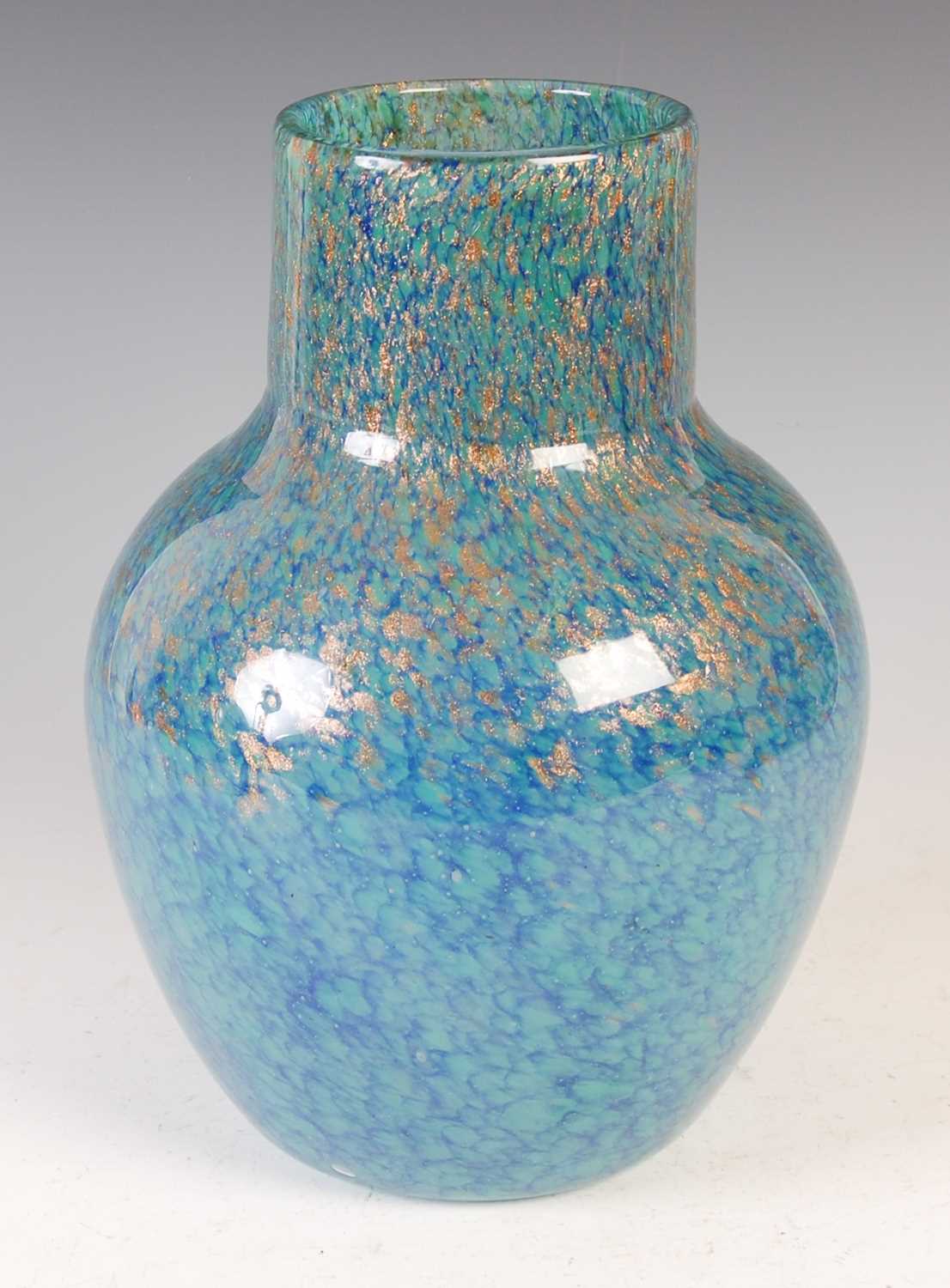 Lot 555 - A Monart vase, shape N