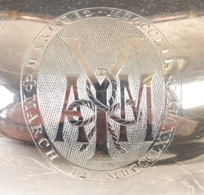 Lot 441 - A Victorian silver tea kettle on stand, Sheffield, 1853