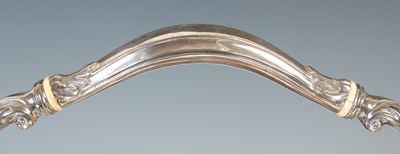 Lot 441 - A Victorian silver tea kettle on stand, Sheffield, 1853