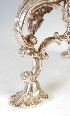 Lot 441 - A Victorian silver tea kettle on stand, Sheffield, 1853