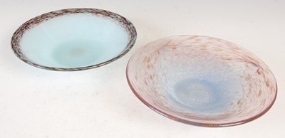 Lot 588 - Two Monart bowls, both shape MC