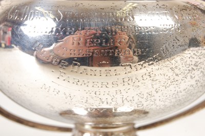 Lot 417 - A George V silver twin handled cup, Chester, 1924, makers mark of SDM