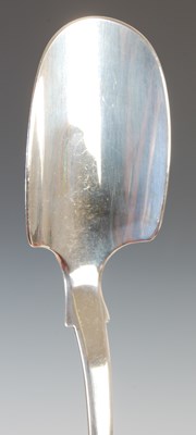 Lot 382 - A Victorian silver stilton scoop, London, 1843