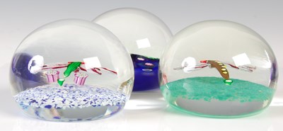 Lot 591 - Three Paul Ysart style paperweights