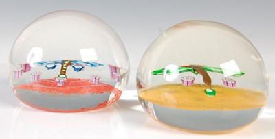 Lot 592 - Two Paul Ysart style paperweights