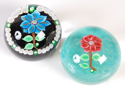 Lot 595 - Two Paul Ysart style paperweights