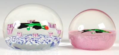 Lot 596 - Two Paul Ysart style paperweights